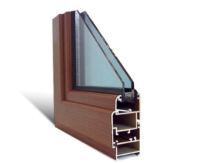 Aluminium frame profile section 3