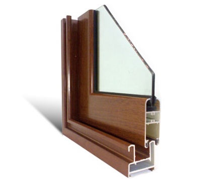 Aluminium frame profile section 5