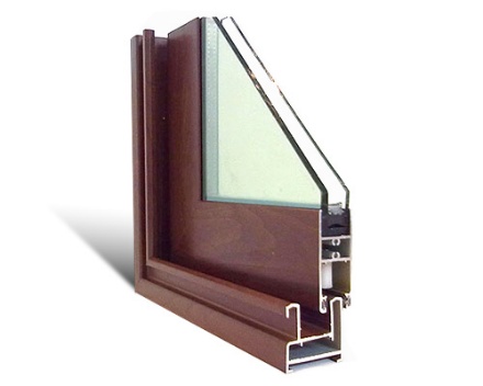 Aluminium frame profile section 6