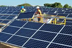 Solar power plant installation 1