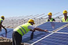 Solar power plant installation 2