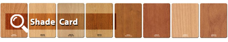 Aluminium finishes shade card